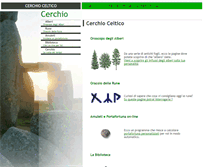 Tablet Screenshot of cerchioceltico.com